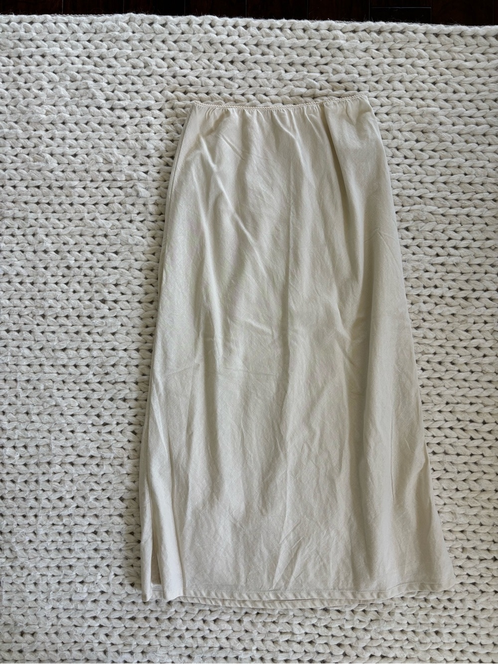 American Eagle Outfitters Cream Maxi Skirt